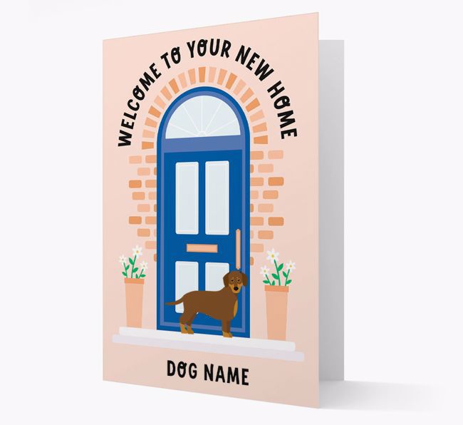 Welcome To Your New Home: Personalised {breedFullName} Card